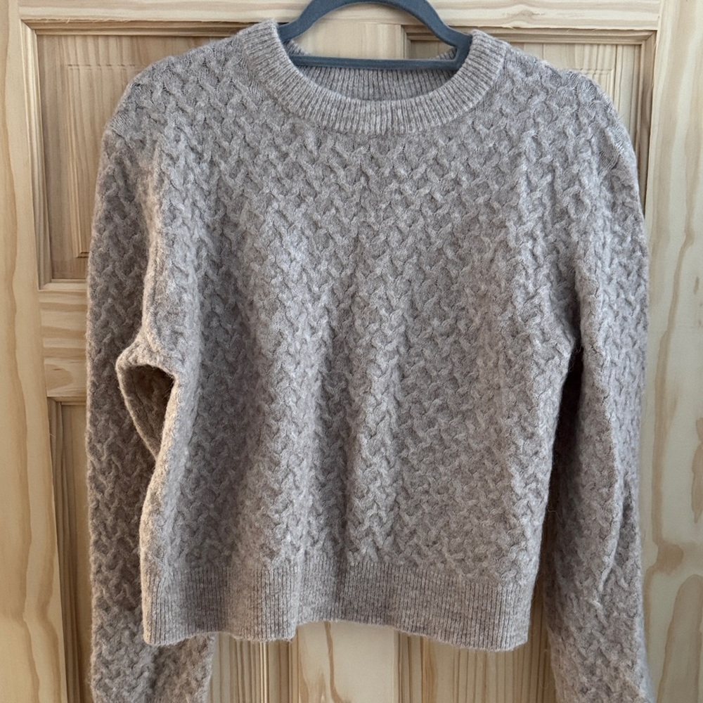Lululemon Alpaca Wool Cable Sweater, XL